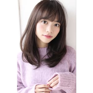 ワンカールのミディアムヘア【H-656】