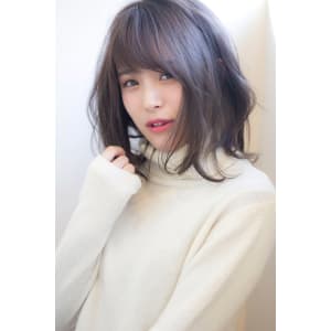 【添田】暗髪イルミナカラーヘルシーレイヤーデジタルパーマ