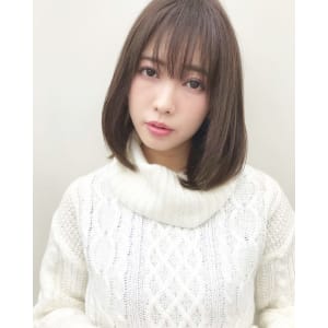 シンプルラフが可愛いナチュラルロブ【k176】