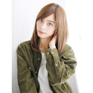 ナチュラルレイヤーストレート