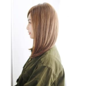 ナチュラルレイヤーストレート