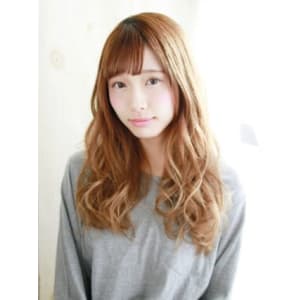 ハイトーンベージュのゆるふわ