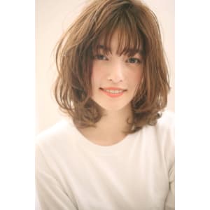 大人ミディアム低温デジタルパーマウエーブ♪S38