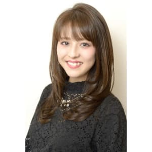 30代40代大人かわいい！ゆるふわシースルーバング