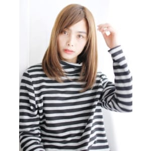 ナチュラルレイヤーストレート