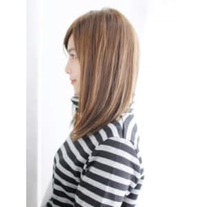 ナチュラルレイヤーストレート