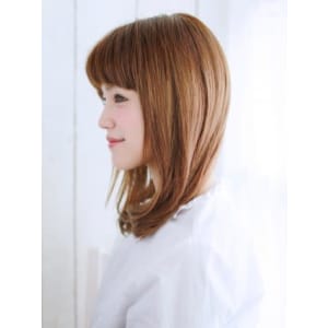 ナチュラルストレートスタイル