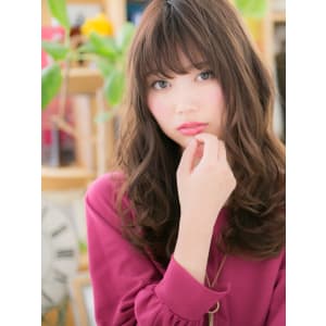 外国人風！小顔ラグジュアリーロング