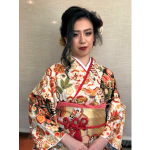 成人式アップ・着付け