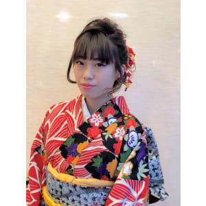 成人式・アップ・メイク・着付け