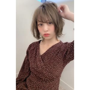 【添田】大人かわいいヘルシーレイヤーボブひし形イルミナカラー