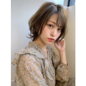 【添田】大人かわいいショートボブひし形ヘルシーレイヤー