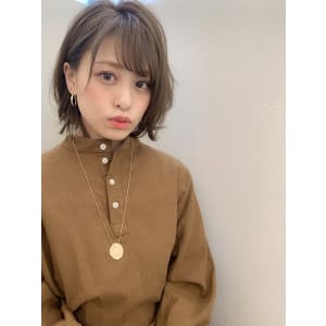 【添田】大人かわいいヘルシーレイヤーボブひし形イルミナカラー