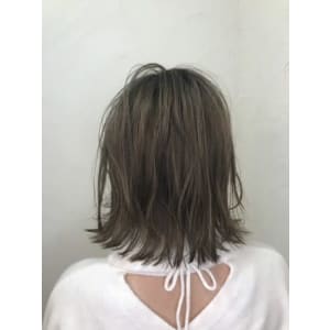【reir下北沢】*ノットヘアボブ+シアグレージュ*