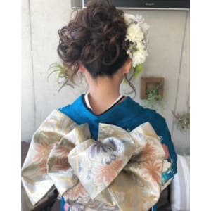 成人式ヘア☆アップスタイル