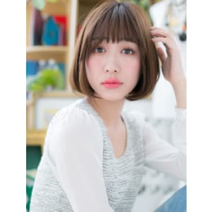 サラツヤ前下がりボブで☆cuteな小顔 クラッシックボブ