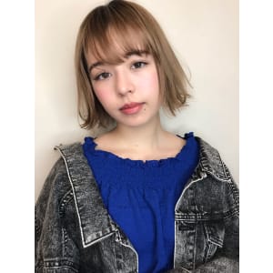 ハイトーンのフレンチボブ♪ 佐藤美紗