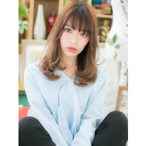 外国人風エアリーロングでラブグラマラス！　ゆる巻きロング