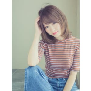 ワンカールくせ毛ミディ
