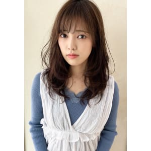 ニュアンスパーマ ゆるふわセミディM244