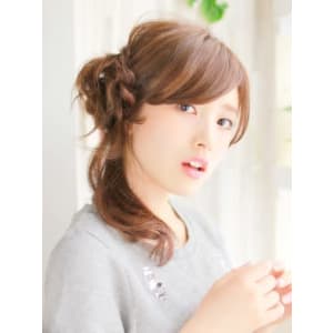 カジュアルフェミニンなハーフアップスタイル - hair make nalu 荻窪西口 すずらん通り店【ヘアメイク ナル オギクボニシグチテン スズランドオリテン】掲載中