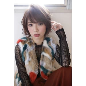 【Lolonois梅田】綺麗目大人ショートボブ（藤岡なおき）