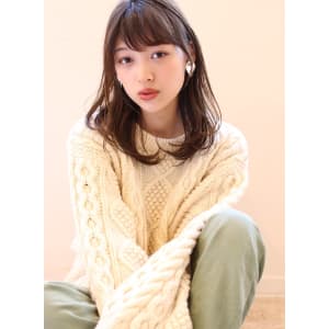 モテ髪ゆるふわワンカールミディアム