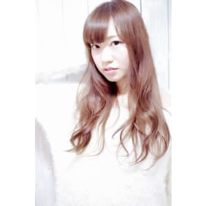 大人可愛い無造作カールで甘辛MIXロング