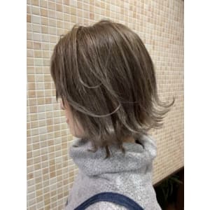 ★切りっぱなし前下がりボブ★