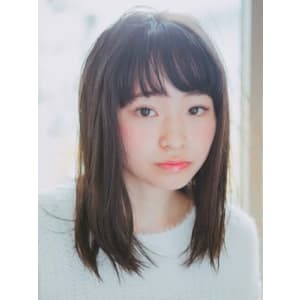黒髪ストレート