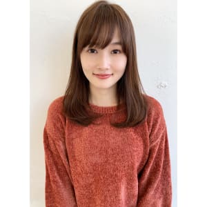 大人ナチュラルワンカール 内巻きロングm248