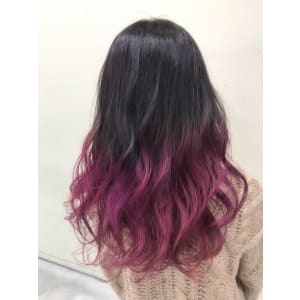 vivid pink violet gradation