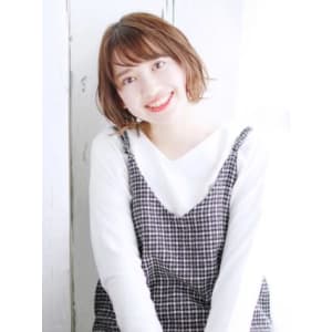 シースルーバングのニュアンスカールボブ - hair make nalu 荻窪西口 すずらん通り店【ヘアメイク ナル オギクボニシグチテン スズランドオリテン】掲載中