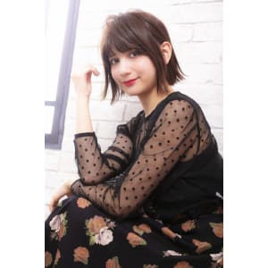 王道切りっぱなしボブ【池袋】