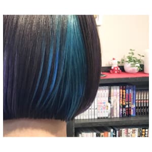 寒色系インナーカラー