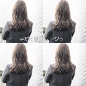 春にピッタリ抜け感グレージュ 。