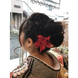 振袖に合うアップ