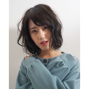 ふんわり外ハネウェーブ