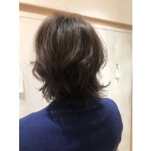 無造作カールウルフ