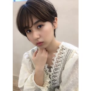 丸みのあるショート