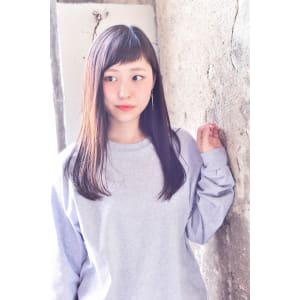 【tetote】ヘルシーツヤロング☆アシメバング