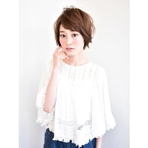 【tetote】イメチェン☆斜めバング☆美シルエットショート