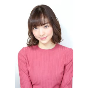 軽め前髪とナチュラルウェーブ【grandage小岩】 - Bice小岩【ビーチェコイワ】掲載中