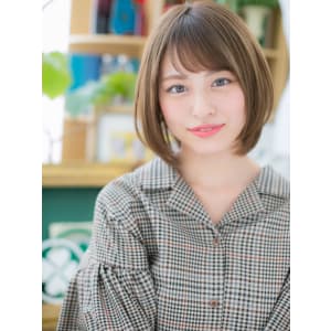 ナチュラル可愛い♪小顔サラツヤ前下がりボブ　マッシュボブ - COVER HAIR bliss 川口東口駅前店【カバー ヘア ブリス】【カバー ヘア ブリス カワグチヒガシグチエキマエテン】掲載中