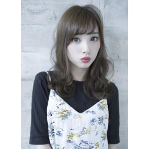 エストリア栄店 オトナ可愛い流し前髪カールby平岩