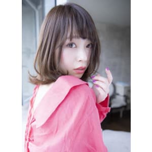 エストリア栄店 オトナ可愛い前髪流しめボブby平岩