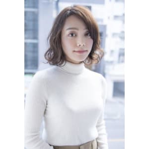 大人ボブカールスタイル　by鬼頭