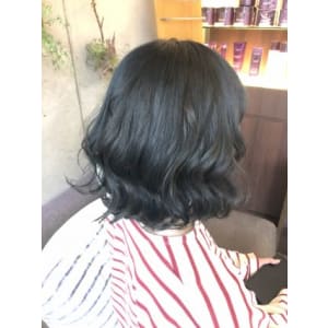 ディープグレージュボブ