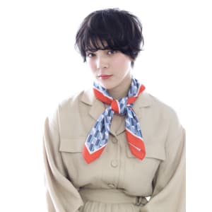 マッシュショート×ゆるパーマ