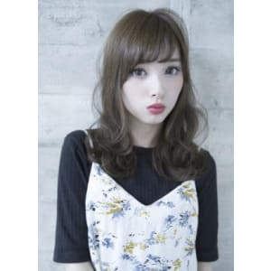 エストリア栄店 オトナ可愛い流し前髪カールby平岩